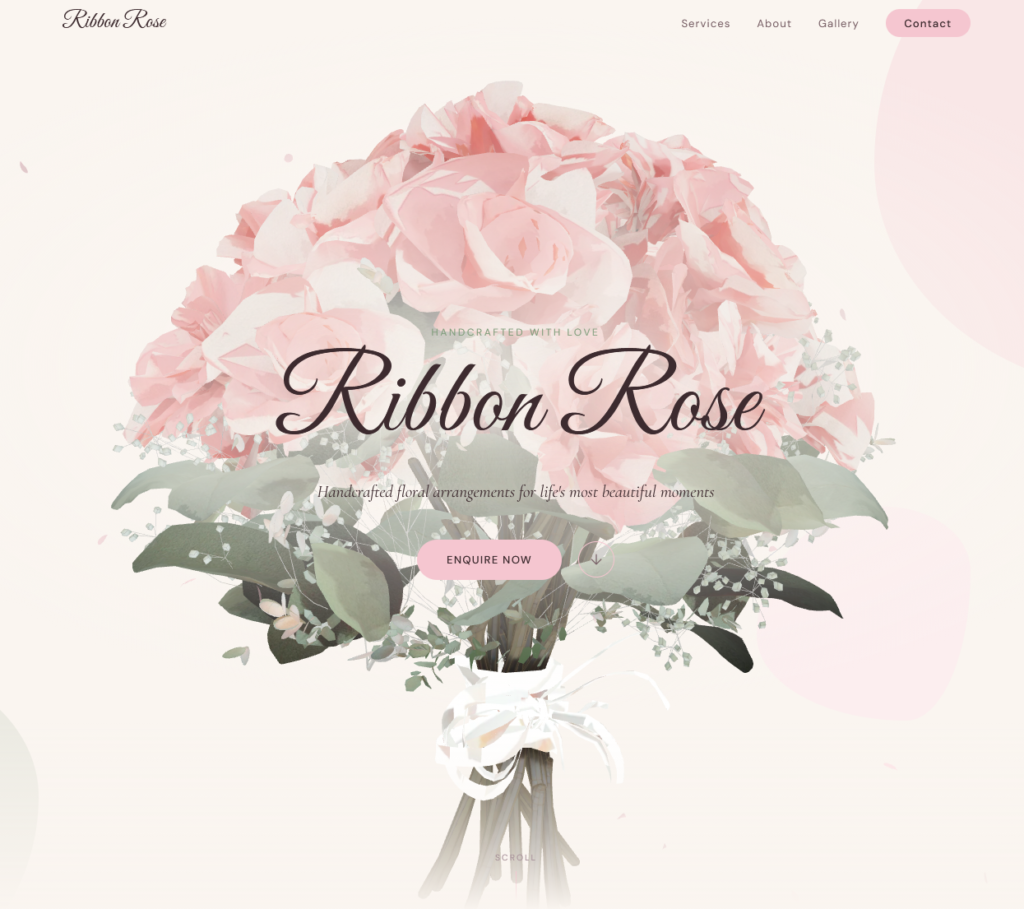 Ribbon Rose website screenshot